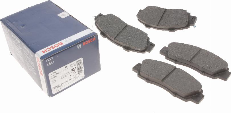 BOSCH 0 986 461 142 - Bremsbelagsatz, Scheibenbremse alexcarstop-ersatzteile.com