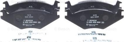 BOSCH 0 986 468 890 - Bremsbelagsatz, Scheibenbremse alexcarstop-ersatzteile.com