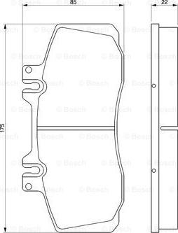 BOSCH 0 986 468 350 - Bremsbelagsatz, Scheibenbremse alexcarstop-ersatzteile.com