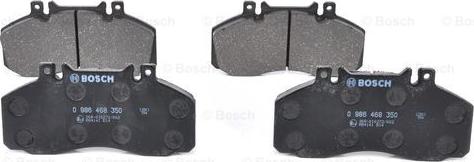 BOSCH 0 986 468 350 - Bremsbelagsatz, Scheibenbremse alexcarstop-ersatzteile.com