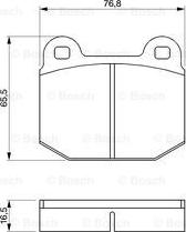 BOSCH 0 986 463 232 - Bremsbelagsatz, Scheibenbremse alexcarstop-ersatzteile.com