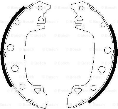 BOSCH 0 986 487 541 - Bremsbackensatz alexcarstop-ersatzteile.com