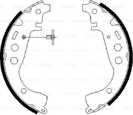 BOSCH 0 986 487 589 - Bremsbackensatz alexcarstop-ersatzteile.com