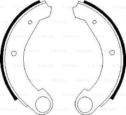 BOSCH 0 986 487 322 - Bremsbackensatz alexcarstop-ersatzteile.com