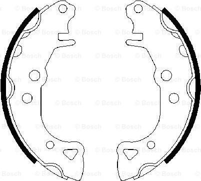 BOSCH 0 986 487 252 - Bremsbackensatz alexcarstop-ersatzteile.com