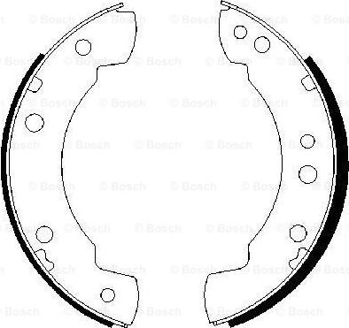 BOSCH 0 986 487 232 - Bremsbackensatz alexcarstop-ersatzteile.com