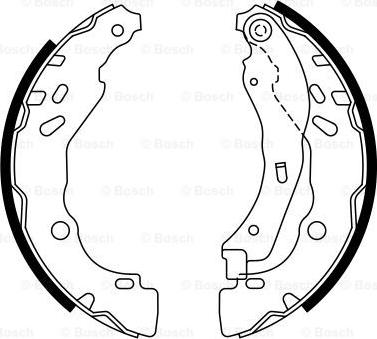 BOSCH 0 986 487 782 - Bremsbackensatz alexcarstop-ersatzteile.com