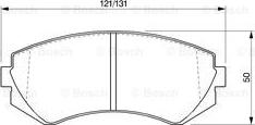 BOSCH 0 986 424 489 - Bremsbelagsatz, Scheibenbremse alexcarstop-ersatzteile.com