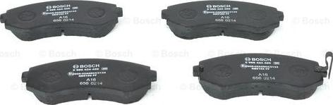 BOSCH 0 986 424 489 - Bremsbelagsatz, Scheibenbremse alexcarstop-ersatzteile.com