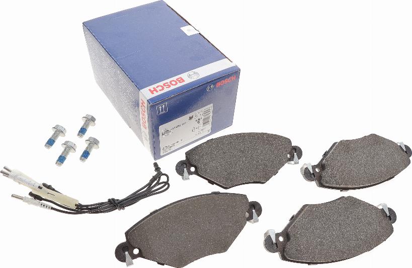 BOSCH 0 986 424 582 - Bremsbelagsatz, Scheibenbremse alexcarstop-ersatzteile.com