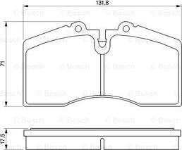 BOSCH 0 986 424 119 - Bremsbelagsatz, Scheibenbremse alexcarstop-ersatzteile.com