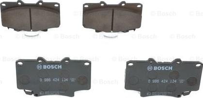 BOSCH 0 986 424 134 - Bremsbelagsatz, Scheibenbremse alexcarstop-ersatzteile.com