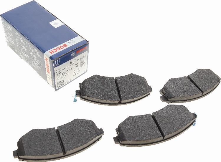 BOSCH 0 986 424 215 - Bremsbelagsatz, Scheibenbremse alexcarstop-ersatzteile.com