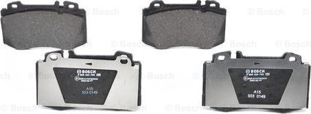 BOSCH 0 986 424 705 - Bremsbelagsatz, Scheibenbremse alexcarstop-ersatzteile.com