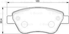 BOSCH 0 986 424 784 - Bremsbelagsatz, Scheibenbremse alexcarstop-ersatzteile.com