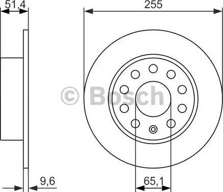 BOSCH 0 986 479 941 - Bremsscheibe alexcarstop-ersatzteile.com