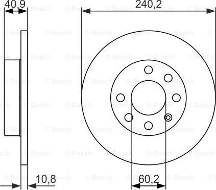 BOSCH 0 986 479 959 - Bremsscheibe alexcarstop-ersatzteile.com