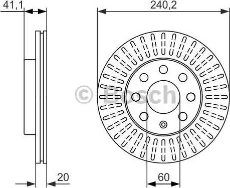 BOSCH 0 986 479 960 - Bremsscheibe alexcarstop-ersatzteile.com