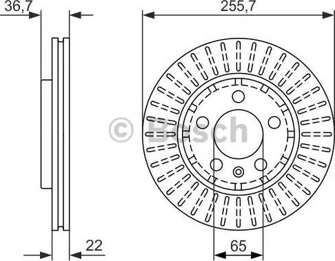 BOSCH 0 986 479 912 - Bremsscheibe alexcarstop-ersatzteile.com