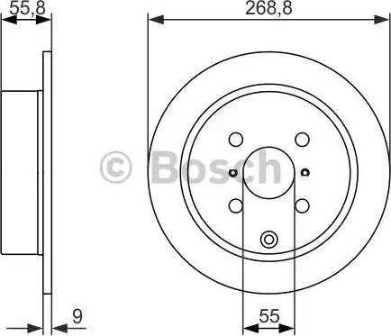 BOSCH 0 986 479 938 - Bremsscheibe alexcarstop-ersatzteile.com