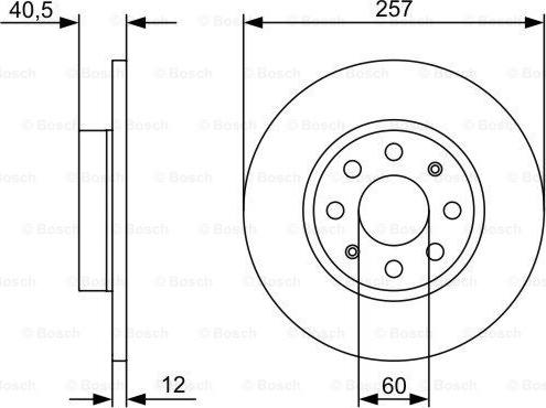 BOSCH 0 986 479 C11 - Bremsscheibe alexcarstop-ersatzteile.com