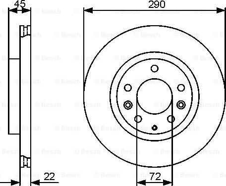 BOSCH 0 986 479 474 - Bremsscheibe alexcarstop-ersatzteile.com