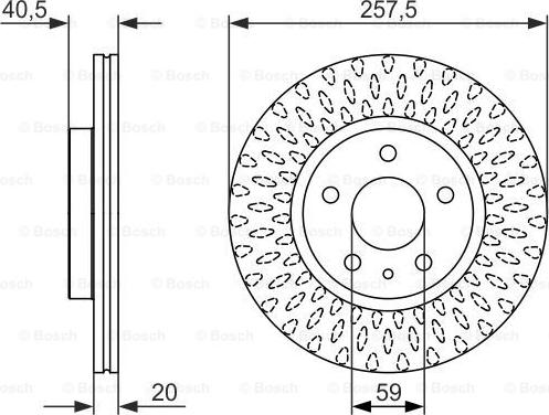 BOSCH 0 986 479 647 - Bremsscheibe alexcarstop-ersatzteile.com