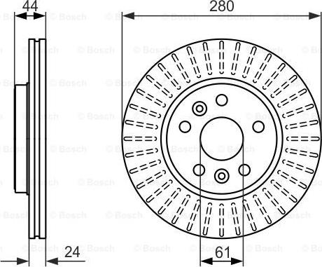 BOSCH 0 986 479 611 - Bremsscheibe alexcarstop-ersatzteile.com