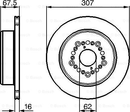 BOSCH 0 986 479 023 - Bremsscheibe alexcarstop-ersatzteile.com