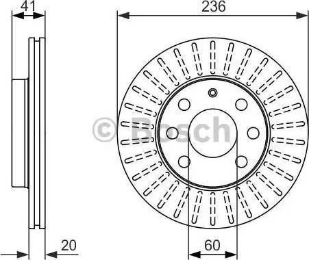 BOSCH 0 986 479 840 - Bremsscheibe alexcarstop-ersatzteile.com