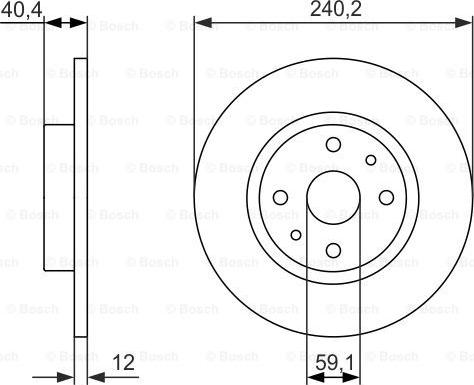 BOSCH 0 986 479 858 - Bremsscheibe alexcarstop-ersatzteile.com