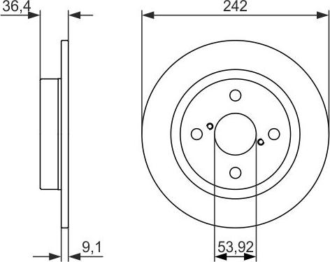 BOSCH 0 986 479 879 - Bremsscheibe alexcarstop-ersatzteile.com