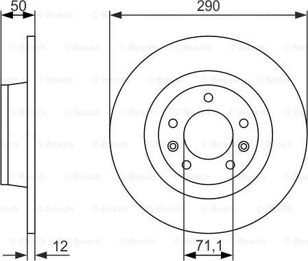 BOSCH 0 986 479 311 - Bremsscheibe alexcarstop-ersatzteile.com