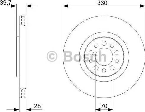 BOSCH 0 986 479 324 - Bremsscheibe alexcarstop-ersatzteile.com