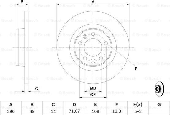 BOSCH 0 986 479 379 - Bremsscheibe alexcarstop-ersatzteile.com