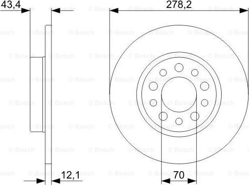 BOSCH 0 986 479 378 - Bremsscheibe alexcarstop-ersatzteile.com