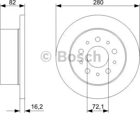 BOSCH 0 986 479 298 - Bremsscheibe alexcarstop-ersatzteile.com