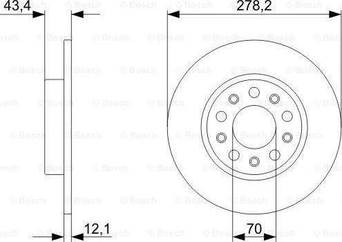 BOSCH 0 986 479 292 - Bremsscheibe alexcarstop-ersatzteile.com