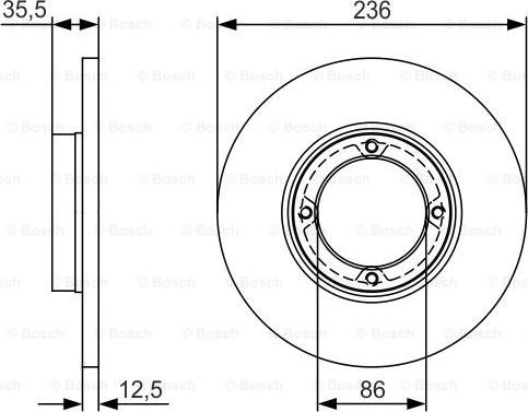 BOSCH 0 986 479 R81 - Bremsscheibe alexcarstop-ersatzteile.com