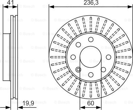 BOSCH 0 986 479 S98 - Bremsscheibe alexcarstop-ersatzteile.com