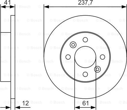 BOSCH 0 986 479 S45 - Bremsscheibe alexcarstop-ersatzteile.com