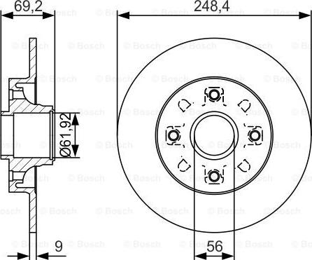 BOSCH 0 986 479 S43 - Bremsscheibe alexcarstop-ersatzteile.com