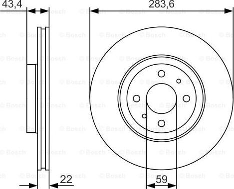 BOSCH 0 986 479 S01 - Bremsscheibe alexcarstop-ersatzteile.com