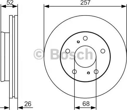 BOSCH 0 986 479 S89 - Bremsscheibe alexcarstop-ersatzteile.com