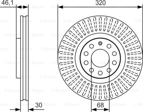 BOSCH 0 986 479 S30 - Bremsscheibe alexcarstop-ersatzteile.com