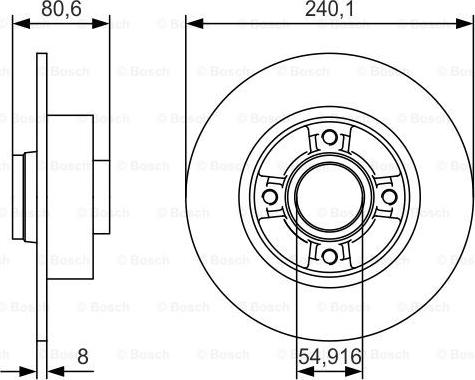 BOSCH 0 986 479 S37 - Bremsscheibe alexcarstop-ersatzteile.com