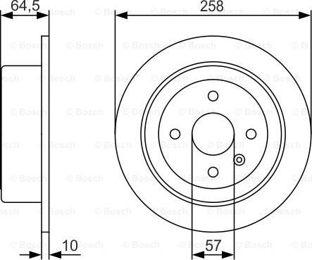 BOSCH 0 986 479 S75 - Bremsscheibe alexcarstop-ersatzteile.com