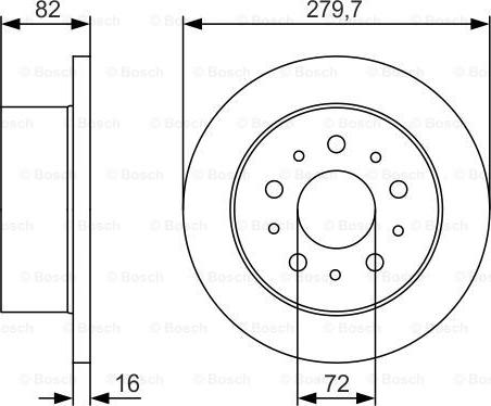 BOSCH 0 986 479 S73 - Bremsscheibe alexcarstop-ersatzteile.com