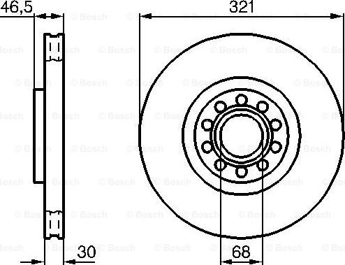 BOSCH 0 986 478 985 - Bremsscheibe alexcarstop-ersatzteile.com