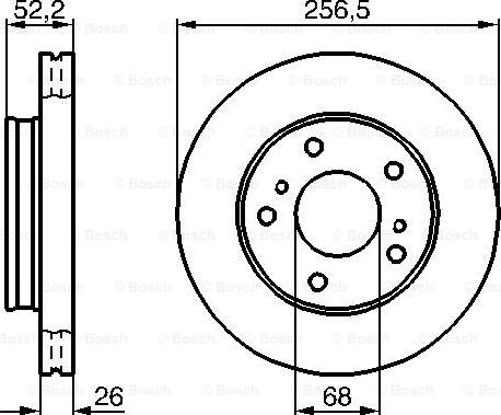 BOSCH 0 986 478 485 - Bremsscheibe alexcarstop-ersatzteile.com